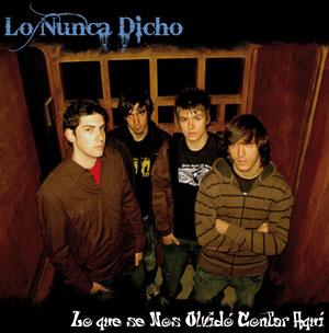 Lo nunca dicho portada mini-album "Lo que se nos olvidó contar aquí" - FyN-31 - Flor y  Nata Records - 2008