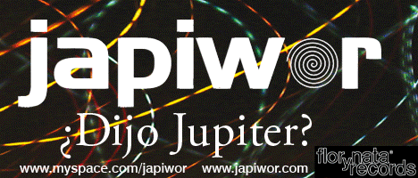 banner promo Japiwor - Quizás quiso decir Júpiter - FyN-28 - Flor y Nata Records